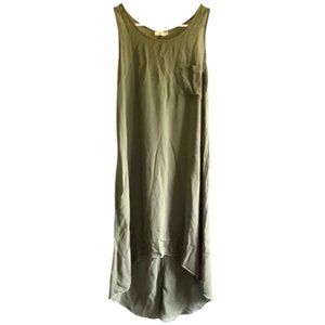 3/$20 Sheer Army Green Swimsuit Cover-Up Dress